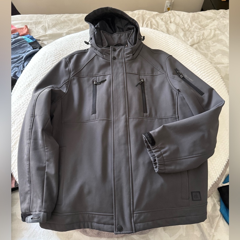 Calvin Klein Men's Dark Gray Performance Jacket